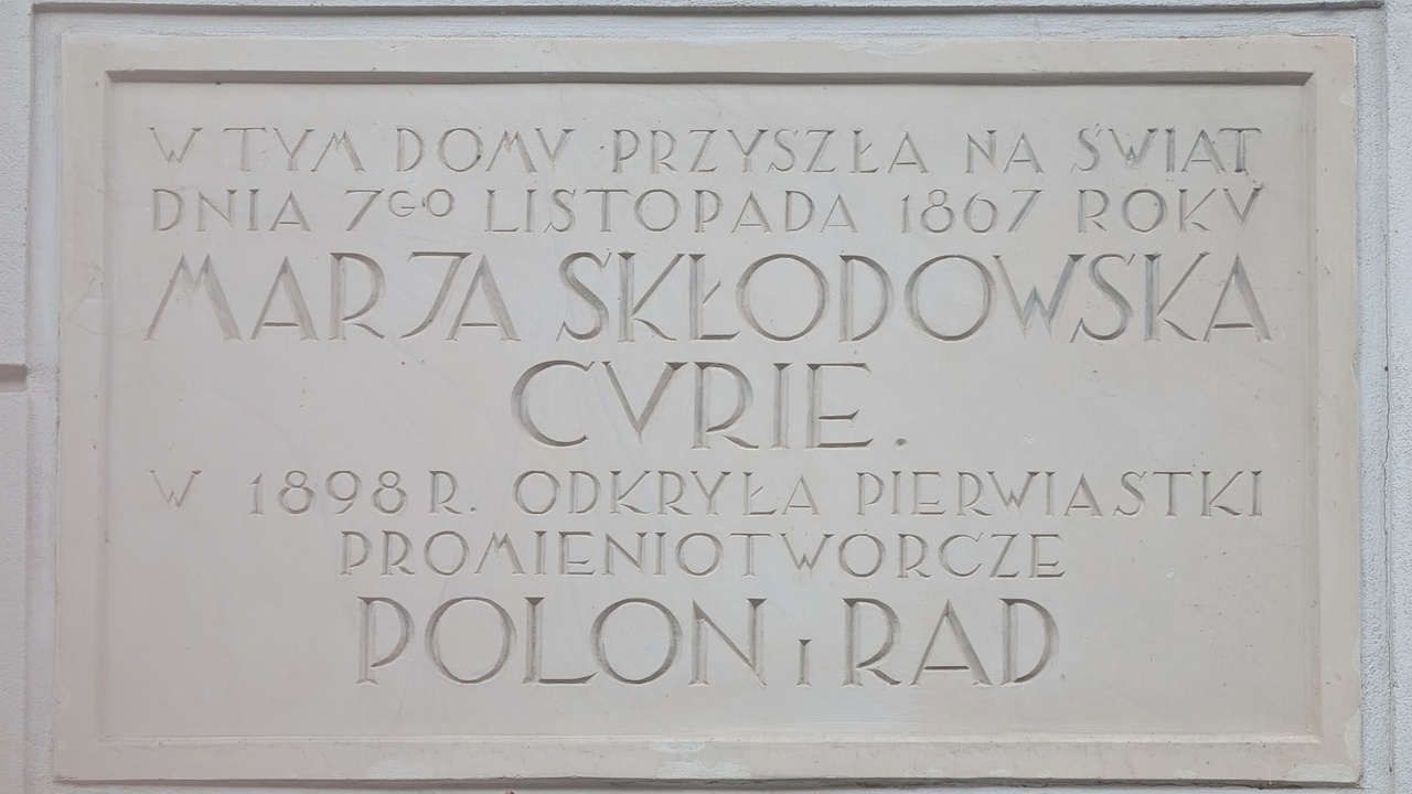 Marie Curie working in an early 20th-century lab