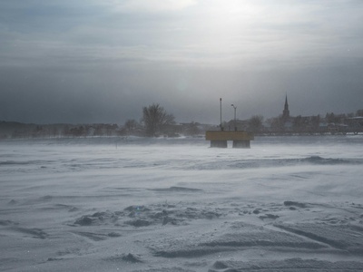 Cold-air outbreak squall
