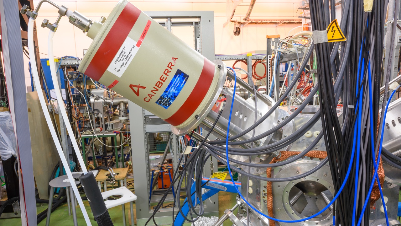 High-purity germanium detector used for gamma spectroscopy