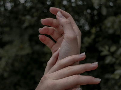 Rubbing hands for warmth