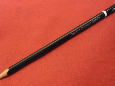 Writing with a pencil