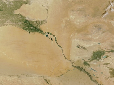 Amu Darya River water