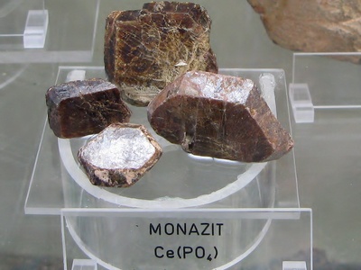 Rare earth minerals (monazite)