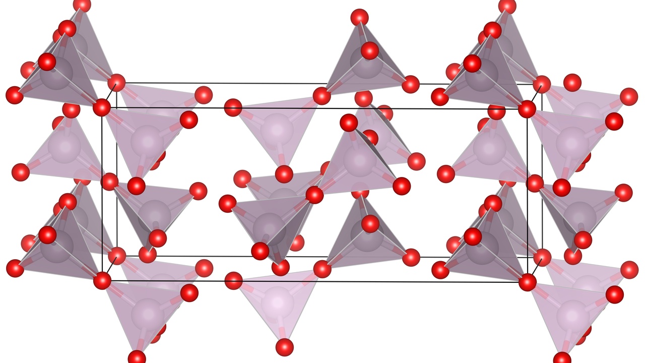 Technetium oxide compounds and chalcogenide micrograph