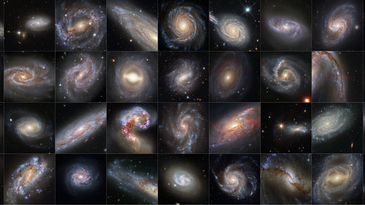 Edwin Hubble-era galaxy images and historical astronomy documents