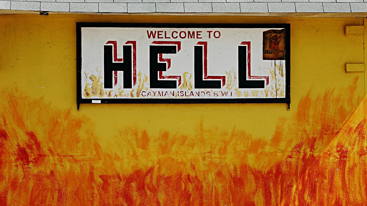 Contemporary iconography of Hell in films, comics, and games.