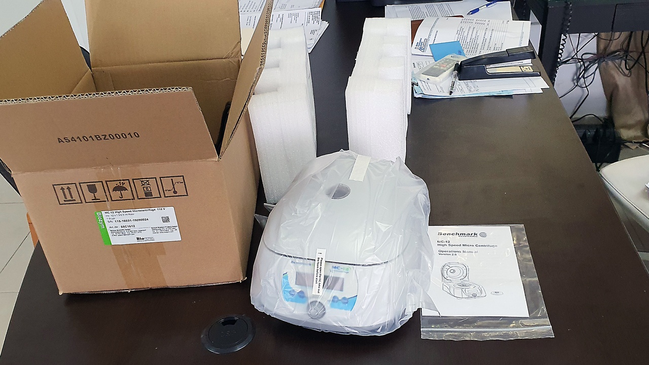 Array of diagnostic instruments including MRI, ultrasound and PCR machines