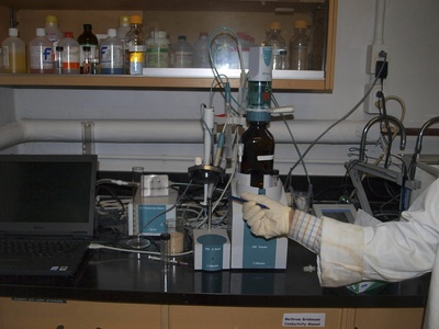 Potentiometric titration