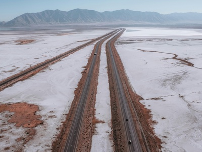 Road salt accumulation