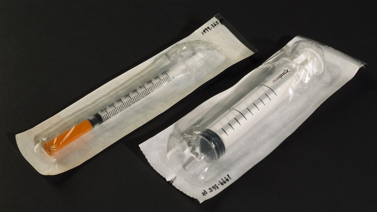 Sterile disposable acupuncture needles in a clinical setting