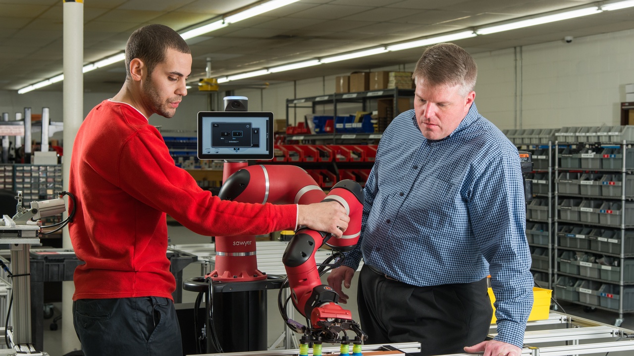 Robots in workplaces, hospitals, and military contexts showing social and economic impacts