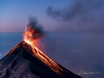 Volcanic eruption