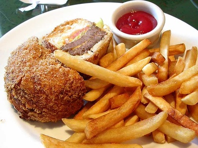 Fried chicken (breaded)