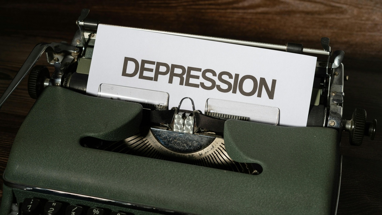Person recovering from depression with support and therapy
