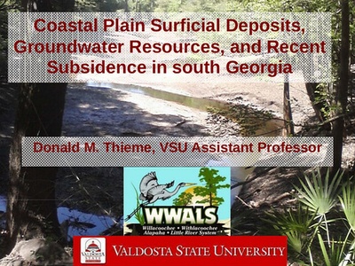 Groundwater resources