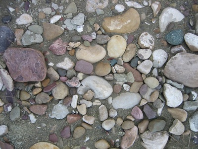 River pebbles (aggregate)